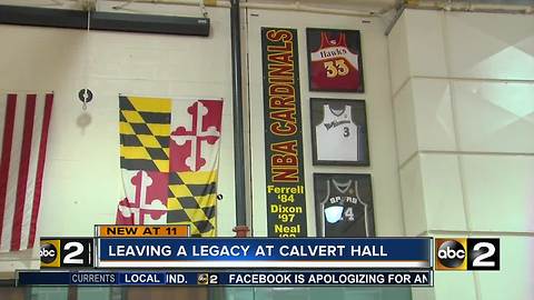Leaving a legacy at Calvert Hall