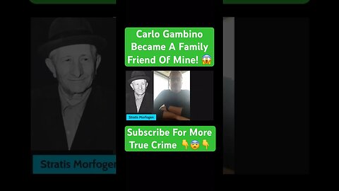 Carlo Gambino Became A Family Friend Of Mine! 😱 #mafia #johngotti #paulcastellon #catlogambino