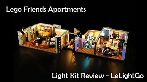 Lego Friends Apartments Lighting Kit Review - LeLightGo