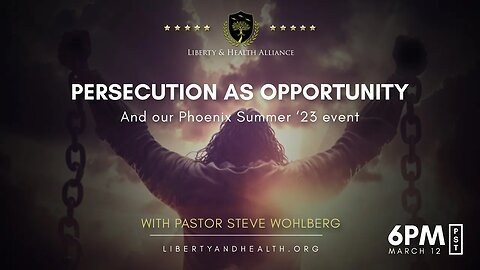 Persecution as Opportunity!