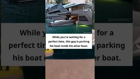 This Guy Parks His Boat In His YACHT