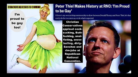 Peter Thiel Gay USA Israel Represents Worst Of Humanity Covid Vaxxed Myocarditis Die Within 5 Years