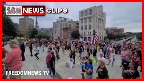 People Gathered at Harrisburg Capitol for Freedom Rally - 3306