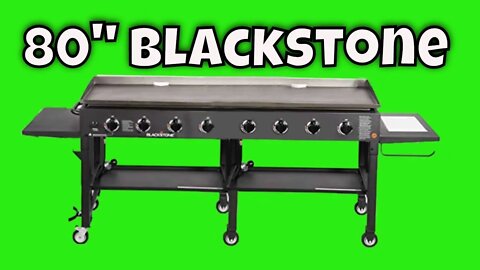 New 80" Blackstone Griddle!!! 8 burners!!