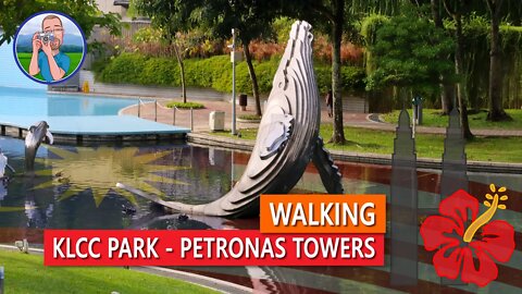 [NO COMMENT] Morning walk through KLCC Park, Kuala Lumpur 🇲🇾