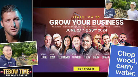 Chopping Wood | How to Chop Wood & Cut Through the B.S. Keeping You from Achieving Goals! + 16,000% Growth of FlyoverConservatives.com + Tebow Joins Clay Clark's June 27-28 Business Workshop (18 Remain)