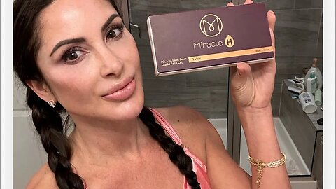 MIRACLE H Mesotherapy | DIY BEAUTY | | Face Lift In A Bottle |Over 40 | Glowing Tight Youthful Skin