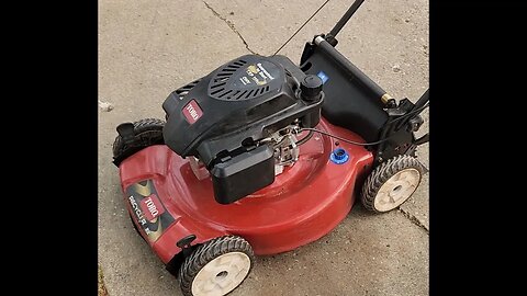 Toro Personal Pace mower - TXP 159CC RPM Adjustment