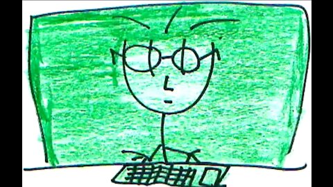 The Blurbies - Nerdy Bob! - Office Humor Abstract Cartoon by artist HSKY