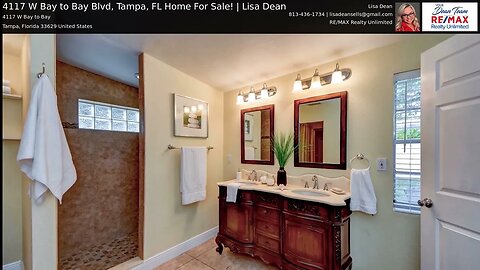 4117 W Bay to Bay Blvd, Tampa, FL Home For Sale! | Lisa Dean