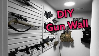 Building a Gun Wall | Easy and Cheap