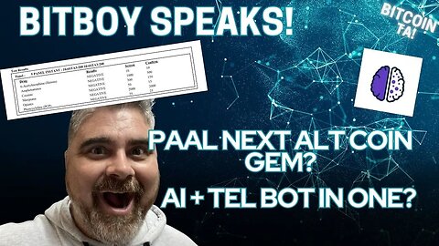 BITBOY Fires Back! Could PAAL's Powerful AI Be the Next 100x ALT Coin Gem? Bitcoin Pumps Fades.