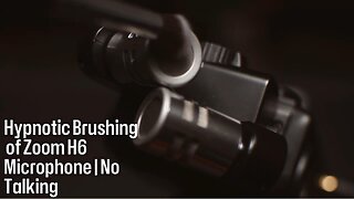 Pure ASMR Sounds: Hypnotic Brushing of Zoom H6 Microphone | No Talking