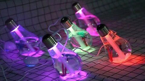 Colorful Light bulb Ultrasonic Air Humidifier