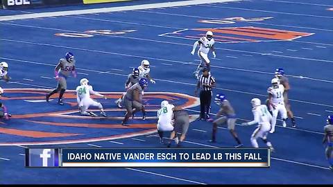 Leighton Vander Esch to be leader at LB for BSU