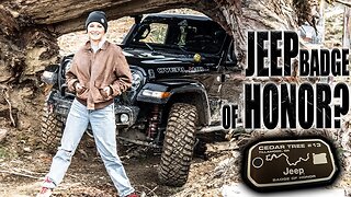 What's a Jeep Badge of Honor trail? Jeep Gladiator Off Road Overland. Browns Camp