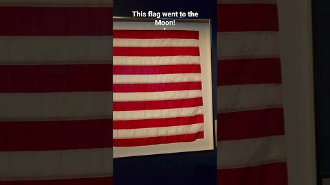 This Flag Went to the MOON!