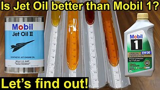 Is Jet Oil better than Mobil 1 Synthetic? Let's find out!