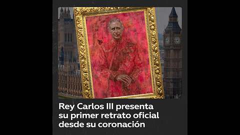 El rey Carlos presenta su primer retrato oficial desde su coronación