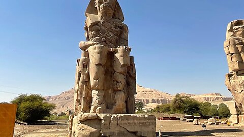 Livestream from the Ramesseum and Colossi of Memnon!
