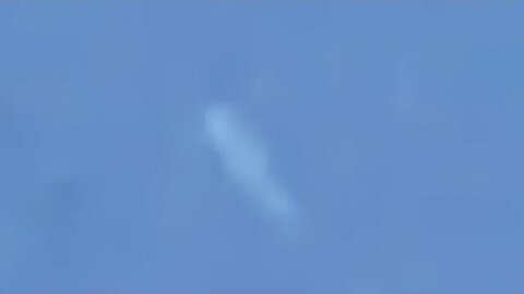 a disk UFO fly-by