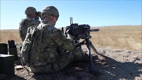 U.S. Army Infantry MK-19 Grenade Launcher Range