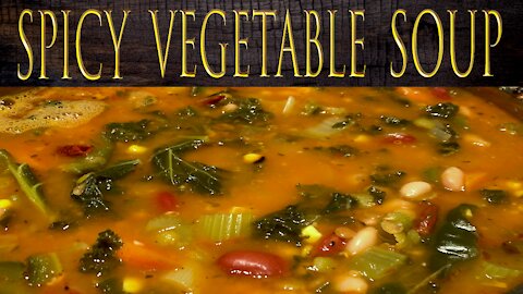 The BEST Spicy Vegetable Soup EVER!!!