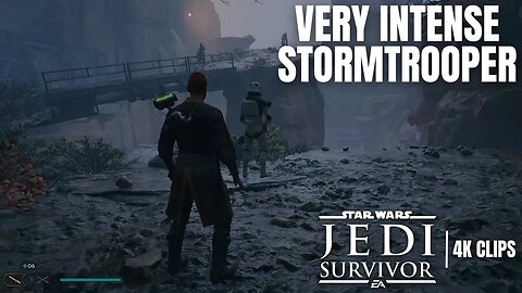 This Stormtrooper Is Very Intense | Star Wars Jedi Survivor 4K Clips