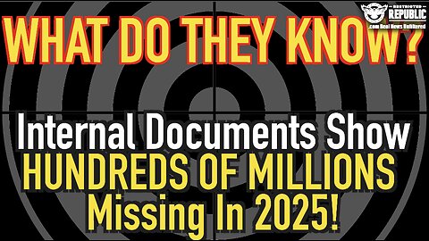 Internal Document Shows Hundreds Of Millions Of People Go Missing In 2025, What Do They Know?