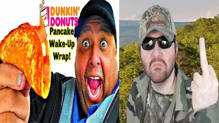 I Tried Dunkin's® New Pancake Wake-Up Wrap! (JoeysWorldTour) REACTION!!! (BBT)