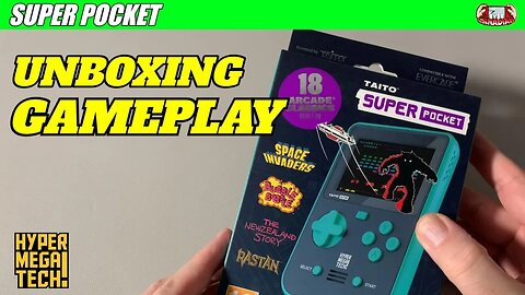 Hyper Mega Tech Taito Super Pocket - Unboxing and Gameplay