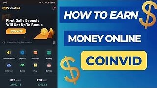 COINVID EARN CRYPTOCURRENCY AT HOME WITH RISK --- FRANSISCA SIM