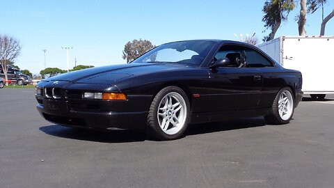 1994 BMW 850CSi 8 Series E31 in Black & V12 Engine Sound on My Car Story with Lou Costabile