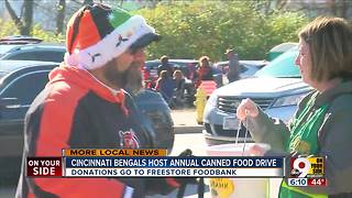 Cincinnati Bengals host annual canned food drive