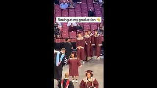 FLEXING AT GRADUATION !!