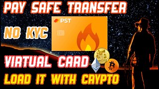 NO KYC CRYPTO FRIENDLY 💳 virtual credit card 💳 3% Cashback on ads | PST card