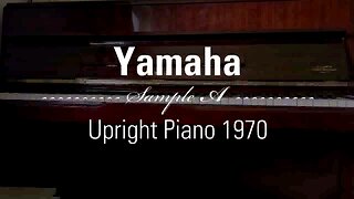 YAMAHA - Upright Piano 1970 - Sample A