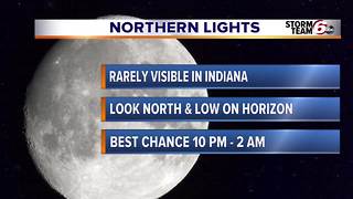 Eyes to the sky, Hoosiers! Northern lights may be visible in Indiana Wednesday night