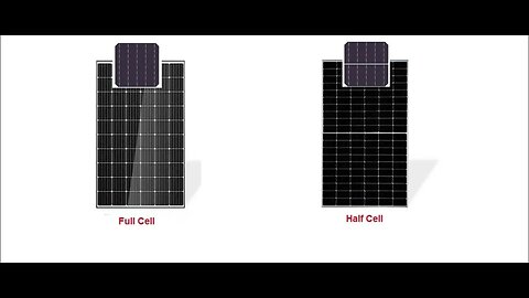 The difference between full cell and half cell in solar technology
