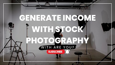 generate income with stock photography | financial support | Are you ?