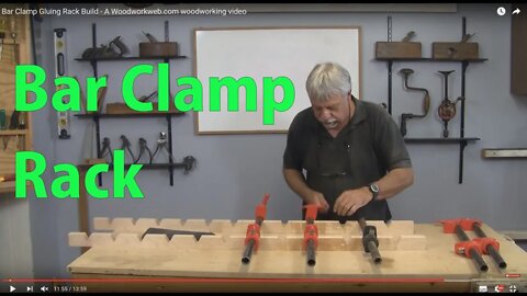 Bar Clamp Gluing Rack Build - Woodworkweb