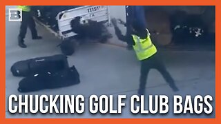 Delta Airlines Workers Caught Mishandling Golf Club Bags