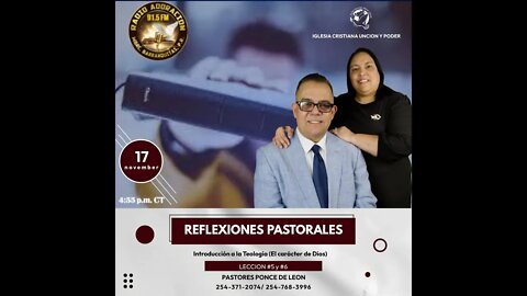 Programa Reflexiones Pastorales | Pastor Alvin y Marisol Ponce de León