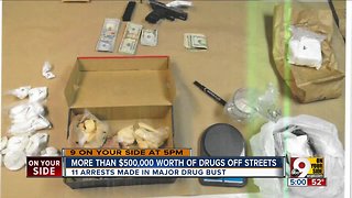 11 arrested in drug trafficking investigation