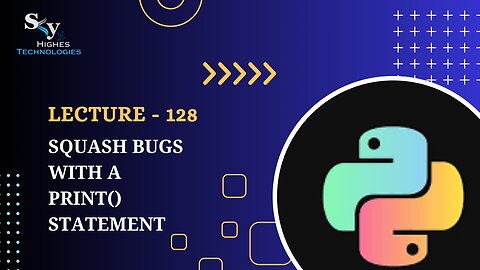 128. Squash bugs with a print() Statement | Skyhighes | Python