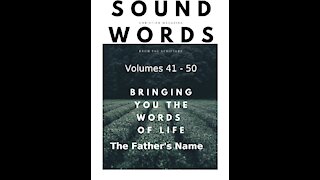 Sound Words, The Father's Name