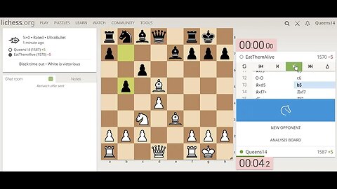 15 Second Timed Chess Replay