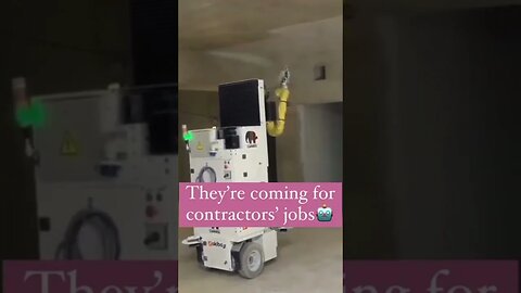 #Contractors, what’s y’all thoughts on this? 😳🤔😑 #Machine #Painting #Robots #Evolution #Future