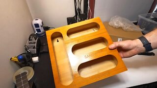 Unboxing: Ziplock Bag Storage Organizer For Kitchen Drawer,Bamboo Food Storage Bag