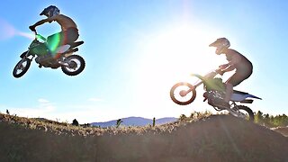 Intense KLX110 Pit Bike Battle